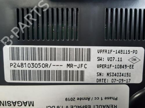 Instrument cluster RENAULT ESPACE V (JR_)  | BP21781516C47 