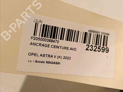 Seat buckle OPEL ASTRA K (B16) 1.6 CDTi (68) | BP20604950I32 