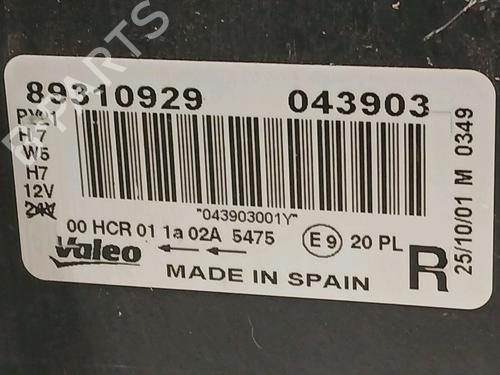 Right headlight BMW 1 (E87) 118 d | BP17338422C29 