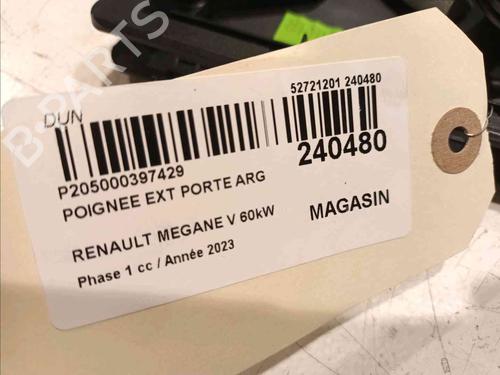 Rear left exterior door handle RENAULT MEGANE E-TECH SUV EV60 (BNJ1) | BP18476591C130 