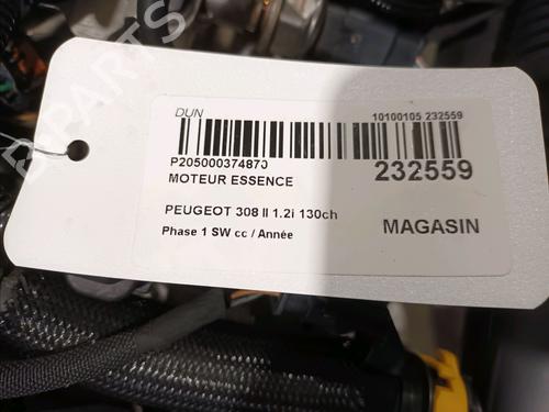 Engine PEUGEOT 308 SW II (LC_, LJ_, LR_, LX_, L4_) 1.2 THP 130 | BP16637195M1 