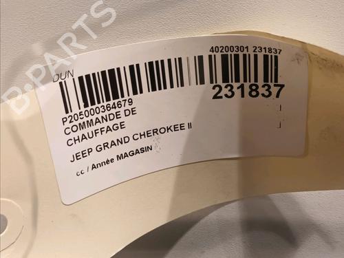Climate control JEEP GRAND CHEROKEE II (WJ, WG) 4.7 V8 4x4 | BP16047461I5 