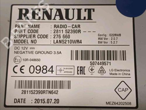 Radio RENAULT CLIO IV (BH_) 0.9 TCe 90 (BHNF, BHMA, BHMH, BHJK, BHJR) | BP20603732E6 