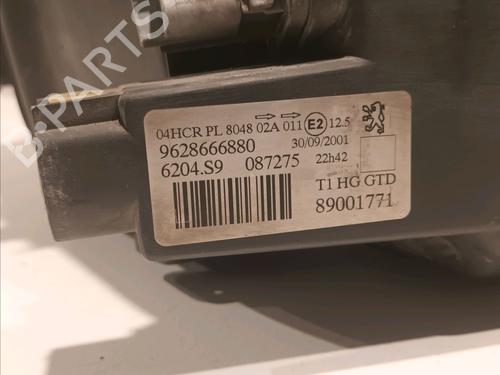 Left headlight PEUGEOT 206 CC (2D) 1.6 16V (2DNFUF, 2DNFUR) | BP17730218C28 