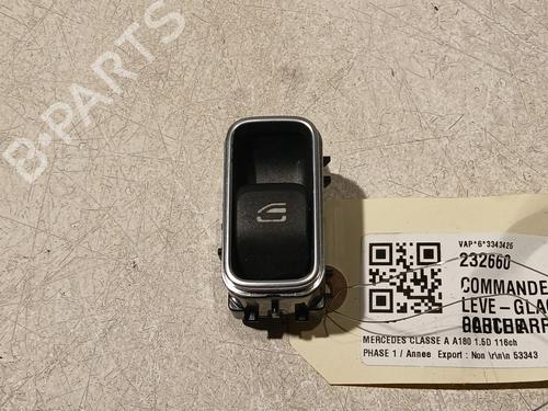 Used Left rear window switch MERCEDES-BENZ A-CLASS (W177) A 180 d (177.003) (116 hp) 20607992