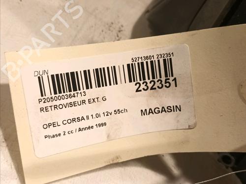 Left mirror OPEL CORSA B (S93) 1.0 i 12V (F08, F68, M68) | BP16083751C26 