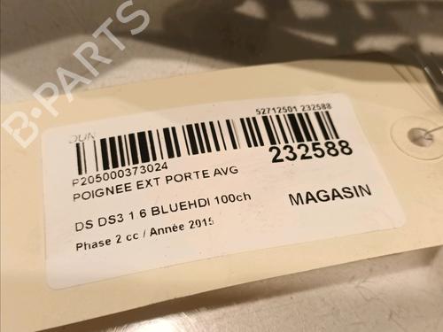 Front left exterior door handle CITROËN DS3 (SA_) 1.6 BlueHDi 100 | BP16478646C128 