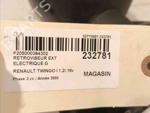 Left mirror RENAULT TWINGO I (C06_) 1.2 16V (C06C, C06D, C06K) | BP20605512C26 