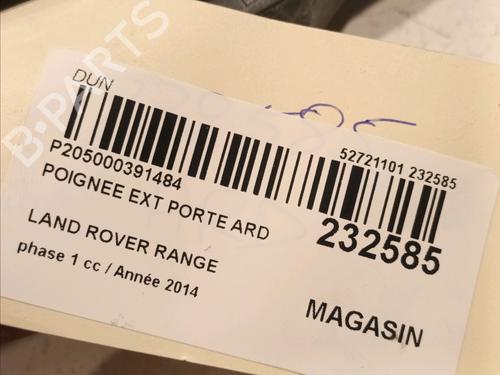 Rear right exterior door handle LAND ROVER RANGE ROVER EVOQUE (L538) 2.2 D 4x4 | BP17802130C130 