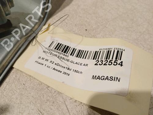 Rear wiper motor BMW X2 (F39) sDrive 18 d | BP18824254M102 