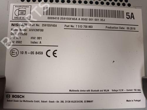 Radio NISSAN MICRA V (K14)  | BP21587345E6 