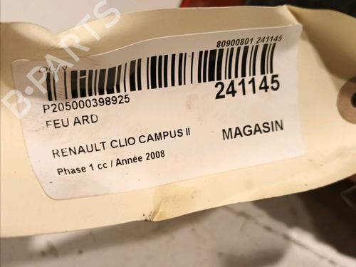 Right taillight RENAULT CLIO II (BB_, CB_) 1.5 dCi (B/CB3M) | BP18481456C35 
