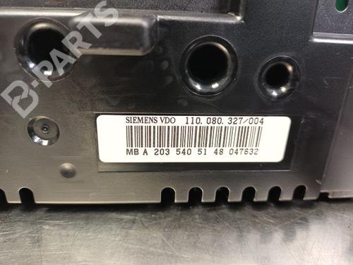 Instrument cluster MERCEDES-BENZ C-CLASS Coupe (CL203) C 200 CDI (203.707) | BP9336951C47 