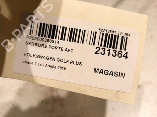 Front left lock VW GOLF PLUS V (5M1, 521) 1.6 TDI | BP16159108C98 