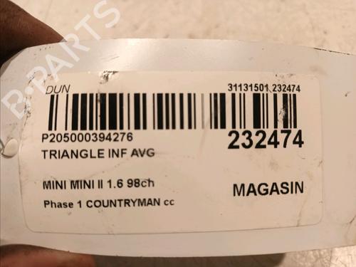 Left front suspension arm MINI MINI COUNTRYMAN (R60) One | BP18276976M12 