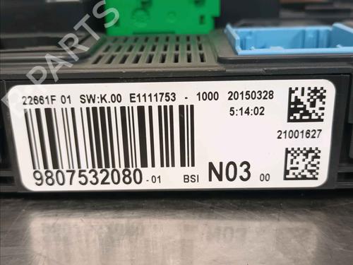 Fuse box PEUGEOT 208 I (CA_, CC_) 1.6 GTi | BP30170556E1 