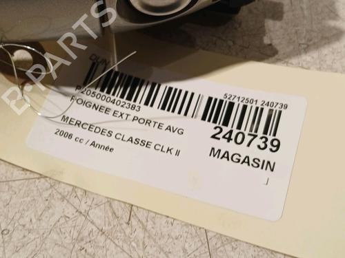 Front left exterior door handle MERCEDES-BENZ CLK (C209) CLK 220 CDI (209.308) | BP18896343C128 