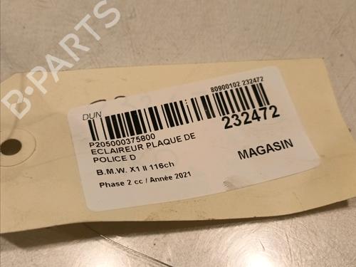 Licence plate light BMW X1 (F48) sDrive 16 d | BP16647997I40 
