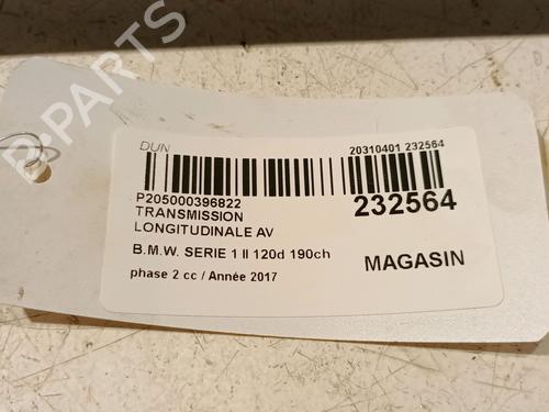 Driveshaft BMW 1 (F20) 120 d xDrive | BP18204055M37 