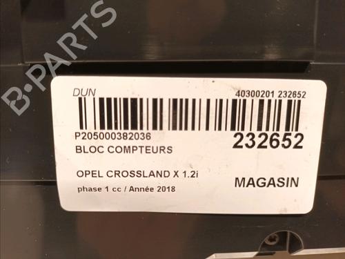 Instrument cluster OPEL CROSSLAND X / CROSSLAND (P17, P2QO) 1.2 (75) | BP17133946C47 