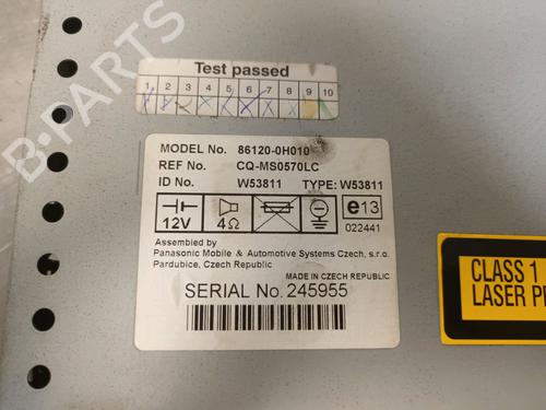 Radio CITROËN C1 (PM_, PN_) 1.4 HDi | BP12262219E6 