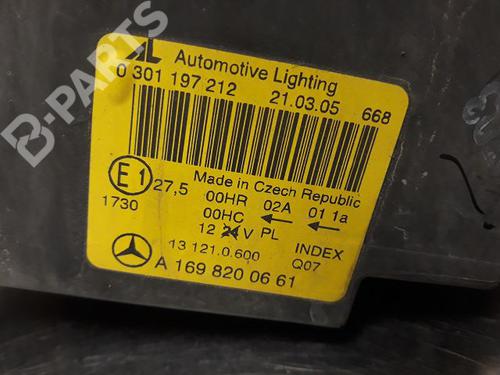 Right headlight MERCEDES-BENZ A-CLASS (W169) A 200 (169.033, 169.333) | BP9325649C29 