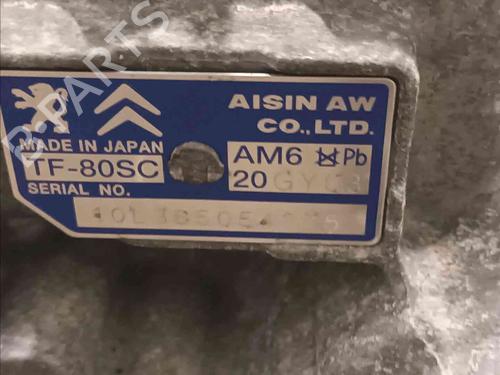 Gearbox PEUGEOT 3008 I MPV (0U_) 2.0 HDi | BP17381779M3 