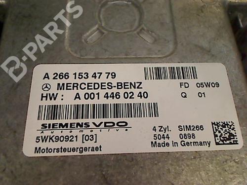 Engine control unit (ECU) MERCEDES-BENZ A-CLASS (W169) A 200 (169.033, 169.333) | BP9317445M57 
