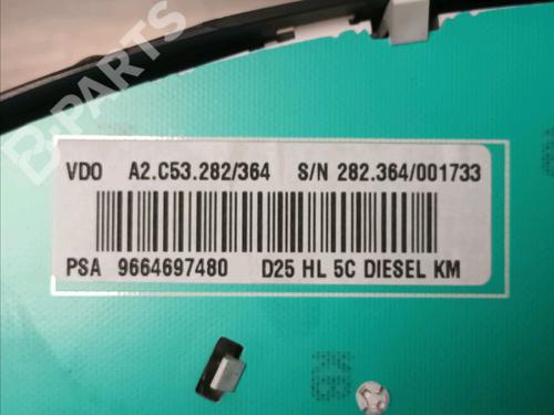 Instrument cluster PEUGEOT 407 Coupe (6C_) 2.7 HDi | BP11425070C47 
