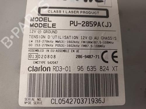 Radio CITROËN BERLINGO / BERLINGO FIRST Box Body/MPV (M_) 1.6 HDI 75 (MB9HW) | BP15741044E6 