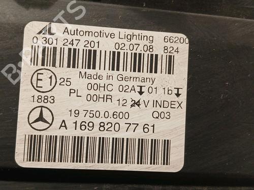 Left headlight MERCEDES-BENZ B-CLASS Sports Tourer (W245) B 180 CDI (245.207) | BP18601534C28 