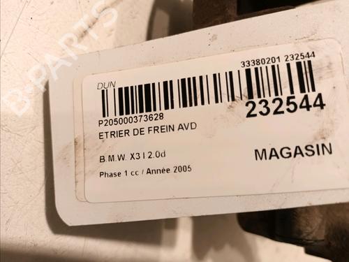 Right front brake caliper BMW X3 (E83) 2.0 d | BP16559163M104 