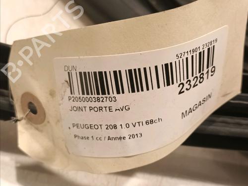 Rubber door seal PEUGEOT 208 I (CA_, CC_) 1.0 VTi | BP17214323C142 