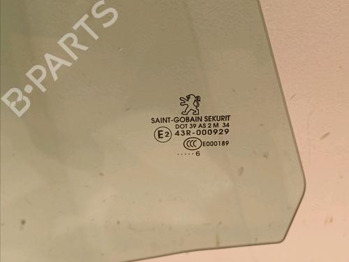 Rear right door window PEUGEOT 508 I (8D_) 1.6 BlueHDi 120 | BP18415024C21 