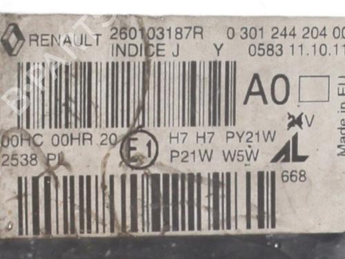 Right headlight RENAULT MEGANE III Hatchback (BZ0/1_, B3_) 1.5 dCi (BZ09, BZ0D, BZ1W, BZ29, BZ14) | BP36693017C29 - Image 6