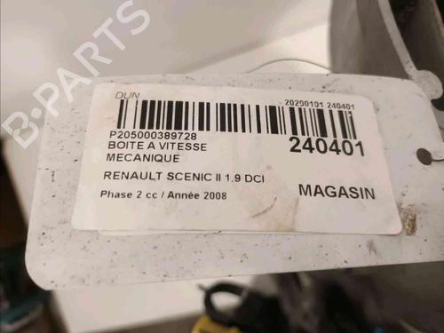 Gearbox RENAULT SCÉNIC II (JM0/1_) 1.9 dCi (JM14) | BP20605659M3 