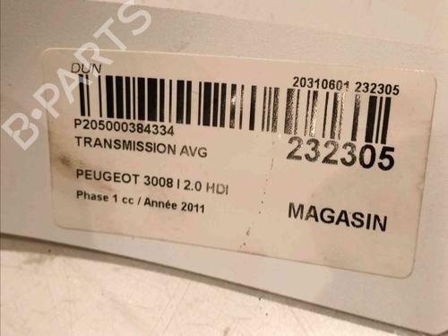 Left front driveshaft PEUGEOT 3008 I MPV (0U_) 2.0 HDi | BP17381789M38 