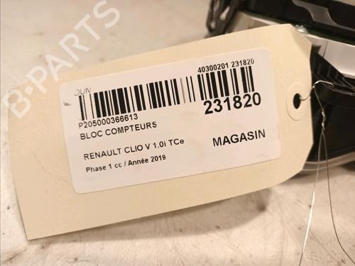 Instrument cluster RENAULT CLIO V (B7_) 1.0 TCe 100 (B7MT) | BP16188470C47 