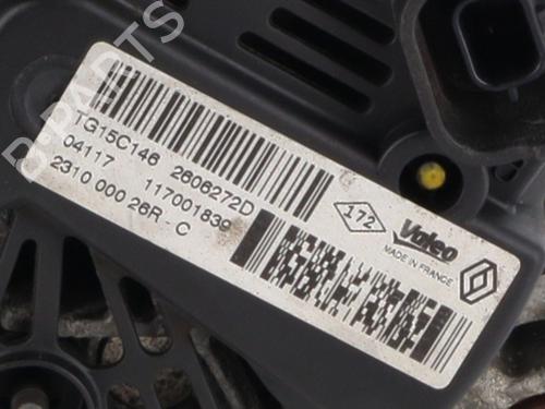 Alternator RENAULT KANGOO Express (FW0/1_) 1.5 dCi 110 (FW06, FW12) | BP32041368M7 