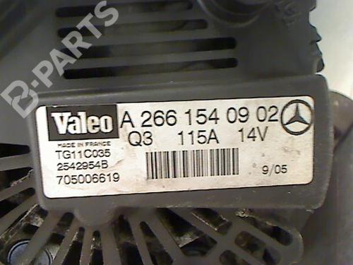 Alternator MERCEDES-BENZ A-CLASS (W169) A 200 (169.033, 169.333) | BP9317447M7 