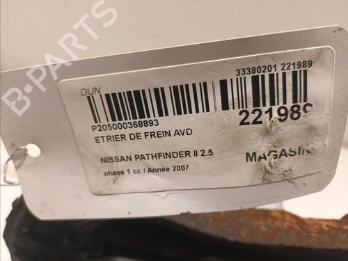 Right front brake caliper NISSAN PATHFINDER III (R51) 2.5 dCi 4WD | BP16323817M104 