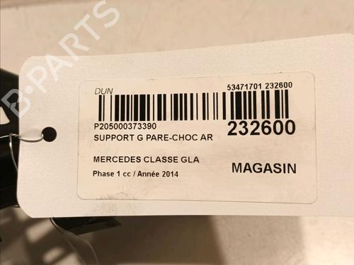 Rear bumper bracket MERCEDES-BENZ GLA-CLASS (X156) GLA 220 CDI 4-matic (156.905) | BP16520832C159 