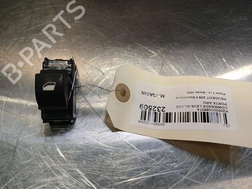 Left rear window switch PEUGEOT 208 II (UB_, UP_, UW_, UJ_) e-208 (136 hp) 98044803ZD