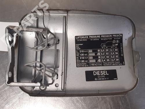 Fuel flap MERCEDES-BENZ S-CLASS (W220) S 320 CDI (220.025, 220.125) | BP9332746C131 