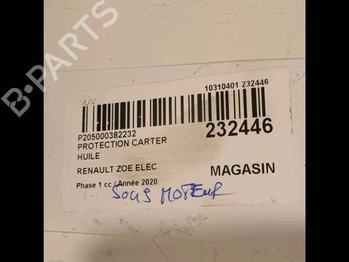 Underbody protection RENAULT ZOE (BFM_) ZOE (BFMD) | BP30142856M92