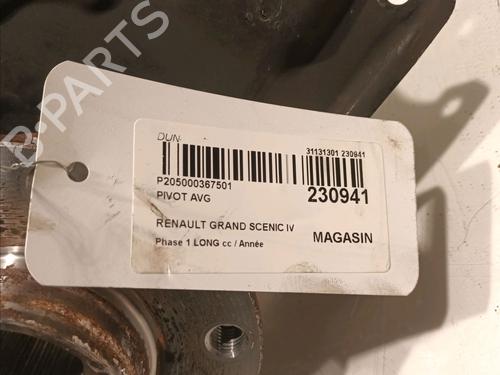 Left front steering knuckle RENAULT GRAND SCÉNIC IV (R9_) 1.7 Blue dCi 120 (R9A7, R9A8) | BP16208527M25 