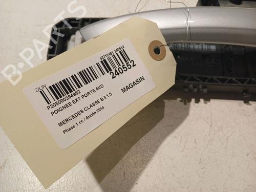 Front right exterior door handle MERCEDES-BENZ B-CLASS Sports Tourer (W246, W242) B 180 CDI / d (246.212) | BP18123963C129 