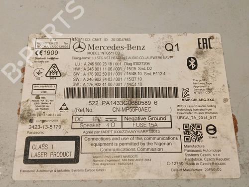 Radio MERCEDES-BENZ GLA-CLASS (X156) GLA 200 (156.943) | BP18315938E6 