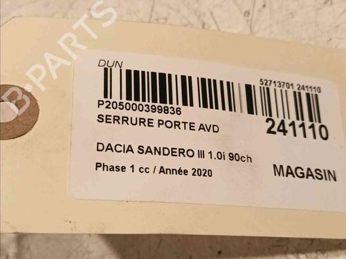Front right lock DACIA SANDERO III 1.0 TCe 90 | BP20606078C97 