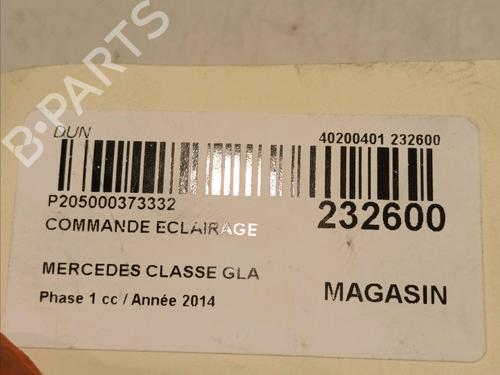 Headlight switch MERCEDES-BENZ GLA-CLASS (X156) GLA 220 CDI 4-matic (156.905) | BP16486932I24 